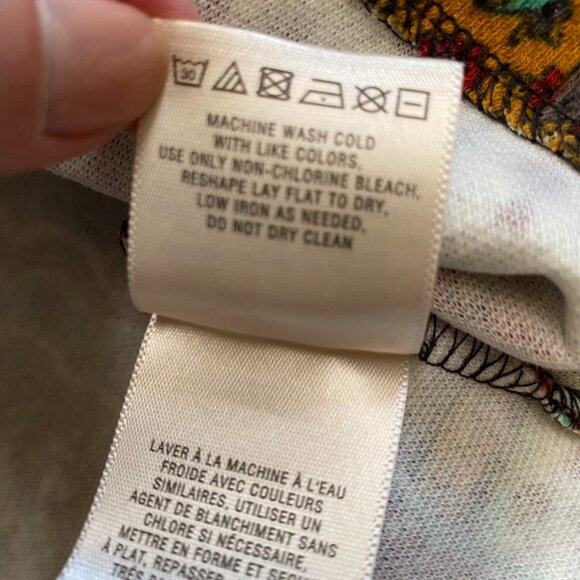 Anthropologie Maeve Womens Arborea Mini Dress Size 10 Boho Paisley Cute Preppy - Picture 8 of 10